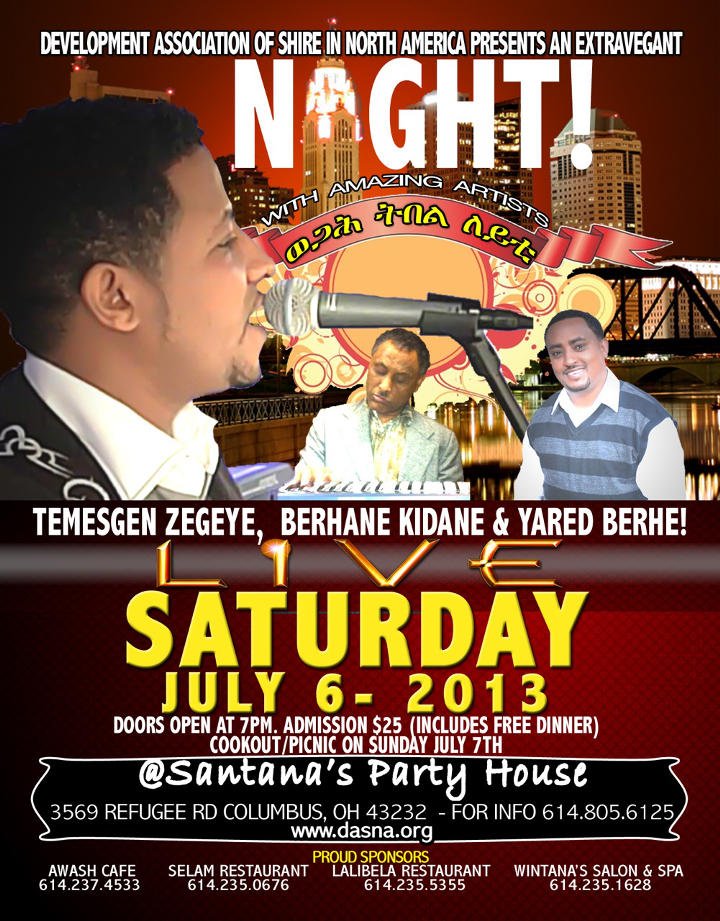 Development Association of Shire in North America presents an extravegant night