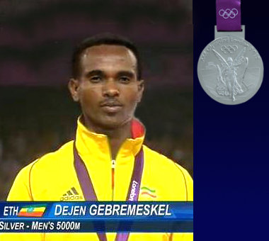 Dejen Gebremeskel men's 5000m