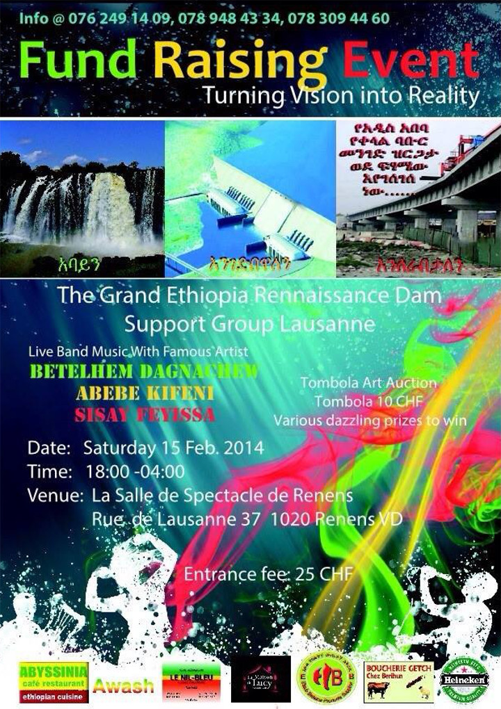 Fund Raising Event for the Grand Ethiopian Renaissance Dam turning vision into reality