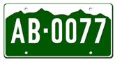 Us license plate