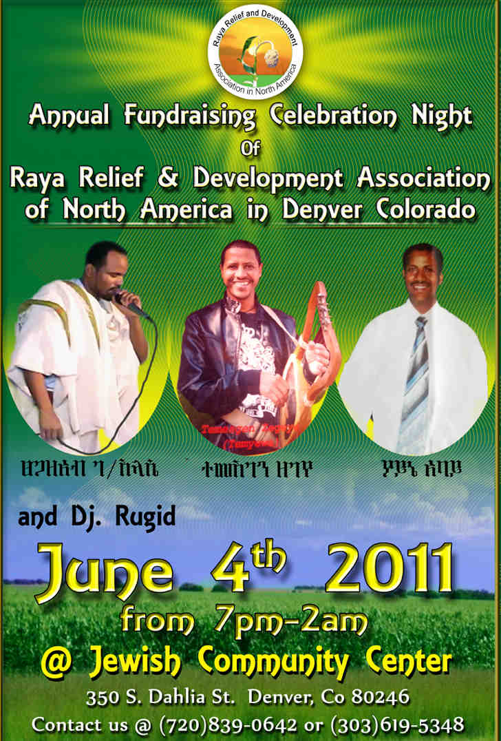 Senior Ethiopian Federal and regional government officials are coming to Denver english ver