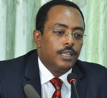 H.E. Mr. Redwan Hussein, head of Ethiopia's communication affairs