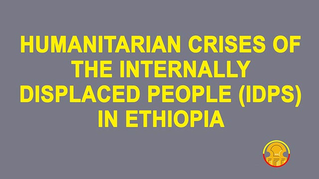 Humanitarian Crises of the Internally Displaced People in Ethiopia